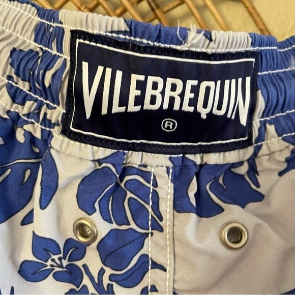 VILEBREQUIN Parrots Birds Swimming Trunks Shorts Blue Naughty Rare HTF XXXL - Picture 6 of 8